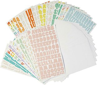 Kingston Crafts 48-Sheet Alphabet Sticker Kit