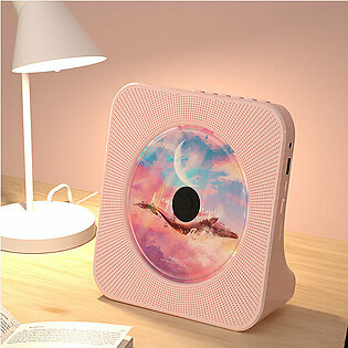 Nostalgic Music CD Player - Bluetooth - USB - White - Pink - 4 Colors