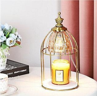 Elegant Candle Warmer - Glass - Alloy - 2 Colors - Timer Function