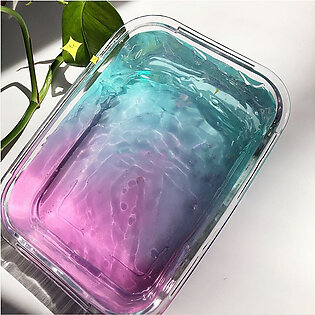 Colorful Slime Toy - Aqua and Pink Color - 2 Sizes
