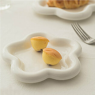 Floral Dessert Plate - Ceramic - 2 Sizes