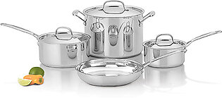 Cuisinart Chef's Classic 7 Piece Cookware Stainless Set