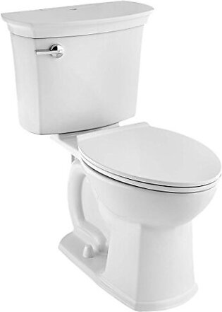 American Standard 714AA154.020 ActiClean Right Height Elongated Complete Toilet, White