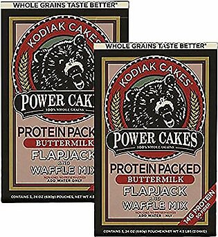 Kodiak power cakes flapjack & waffle mix 4.5 lb (pack of 2)