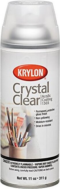 Krylon 1303 11 Oz Crystal Clear Acrylic Coating Spray Paint