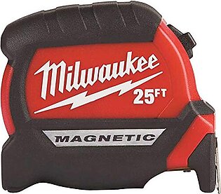 Milwaukee Electric Tool 25Ft Compact Magnetic Tape Mea