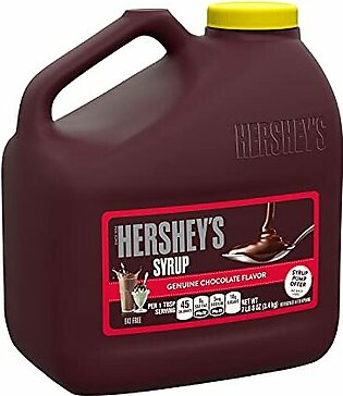 HERSHEY'S Chocolate Syrup, Baking, Gluten Free, Fat Free, 7.5 lb Bulk Jug