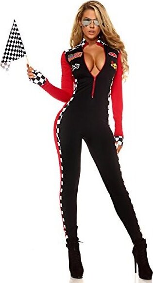 Womens Top Speed Racer Costume Black