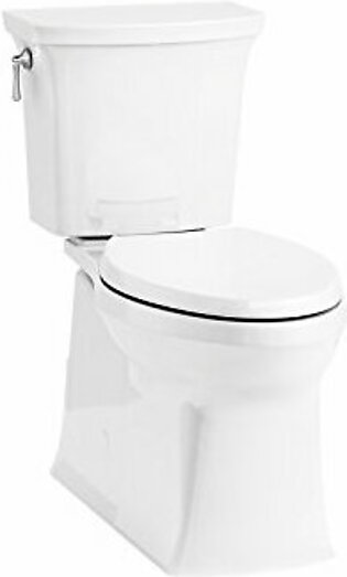 KOHLER 5709-0 Corbelle Two Piece Toilet, White