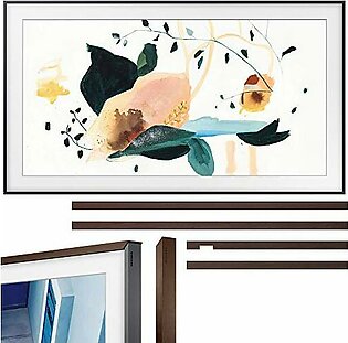Samsung QN32LS03TB The Frame 3.0 32-inch QLED Smart TV Bundle with Samsung 32-inch The Frame Customizable Bezel - Brown