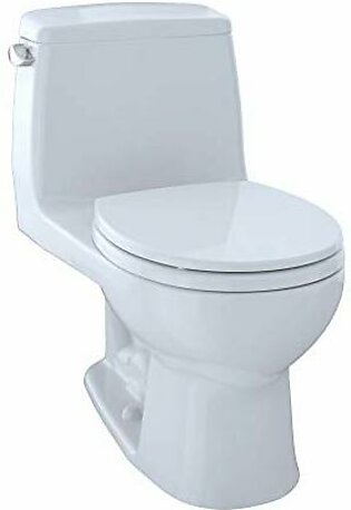 TOTO MS853113E#01 Eco Ultramax Round Front One Piece Toilet, Cotton White