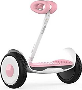 Segway Ninebot S Kids, Smart Self-Balancing Electric Scooter with LED Light, Designed for Children, Real-time Riding Protection Reminder, Compatible with Mecha kit, Pink