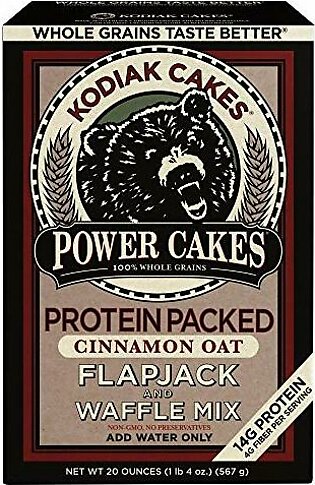 Power Cakes Cinnamon Oat Flapjack & Waffle Mix (Pack of 2)