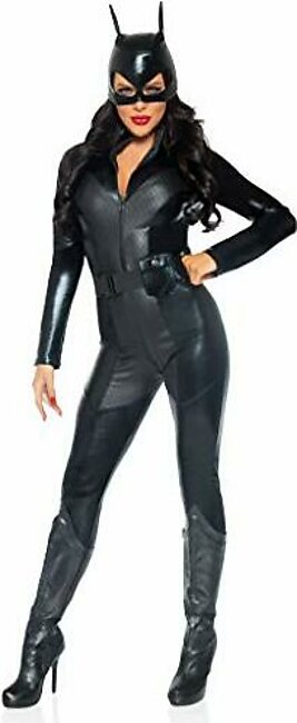 Leg Avenue 85554-00101 Captivating Crime Fighter Costume, Small, Black