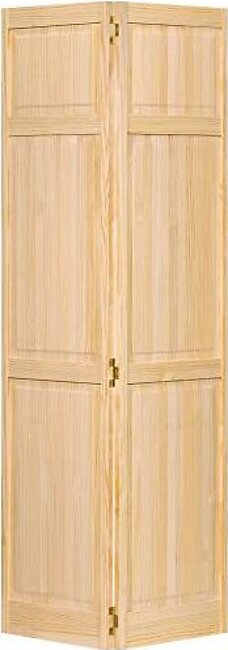 Closet Door, Bi-fold, 6-Panel Style Solid Wood (80x30)