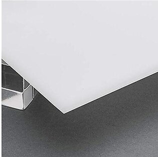 1/8" (3mm) Milky White Acrylic 12"x12" Sheet Translucent Plexiglass Cast AZM