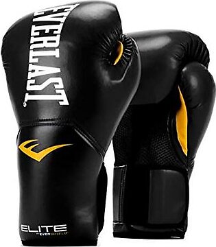 Everlast Elite Pro Style Training Gloves, Black, 12 oz