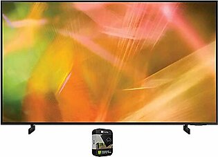 Samsung UN43AU8000FXZA 43 Inch 4K Crystal UHD Smart LED TV 2021 Bundle with Premium 1 YR CPS Enhanced Protection Pack